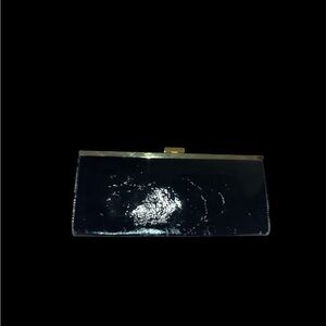 Style & co. Leather Black Clutch